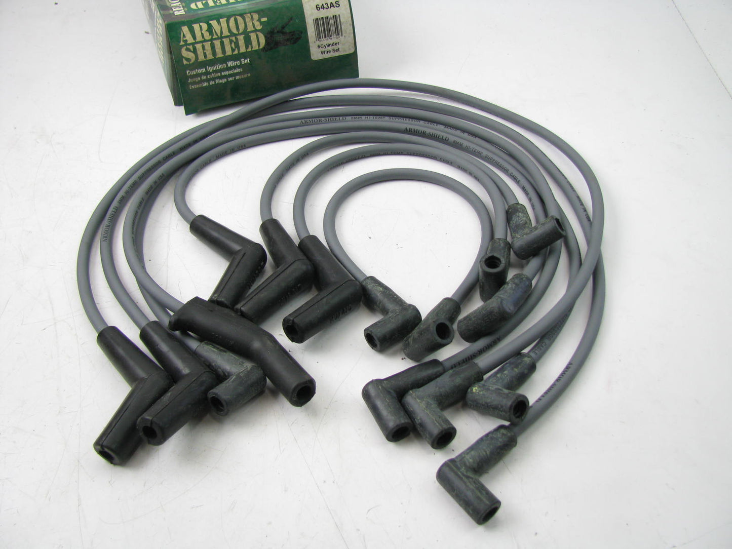 Armor-shield 643AS Ignition Spark Plug Wire Set 1988 Ford Lincoln Mercury 3.8L