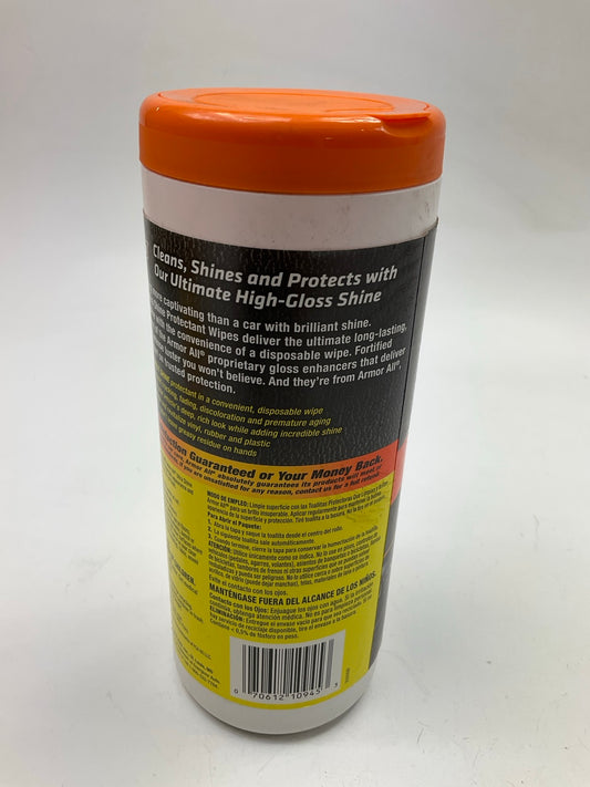 Armor All 10945 Ultra Shine Protectant Wipes, 20 Wipes