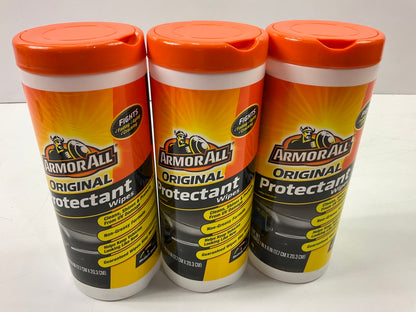 (3) Armorall 17496C Original Formula Car Protectant Wipes (30-Count)