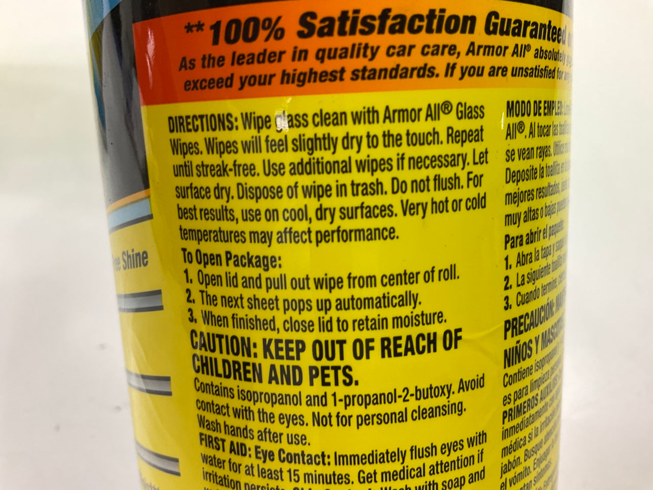 (3) Armorall 17501C Auto Car Tinted Glass Windows Cleaner (30 Wipes)