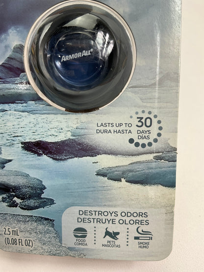 (3) Armor All 18554 FRESHfx Car Air Freshener Arctic Cool Vent Clips