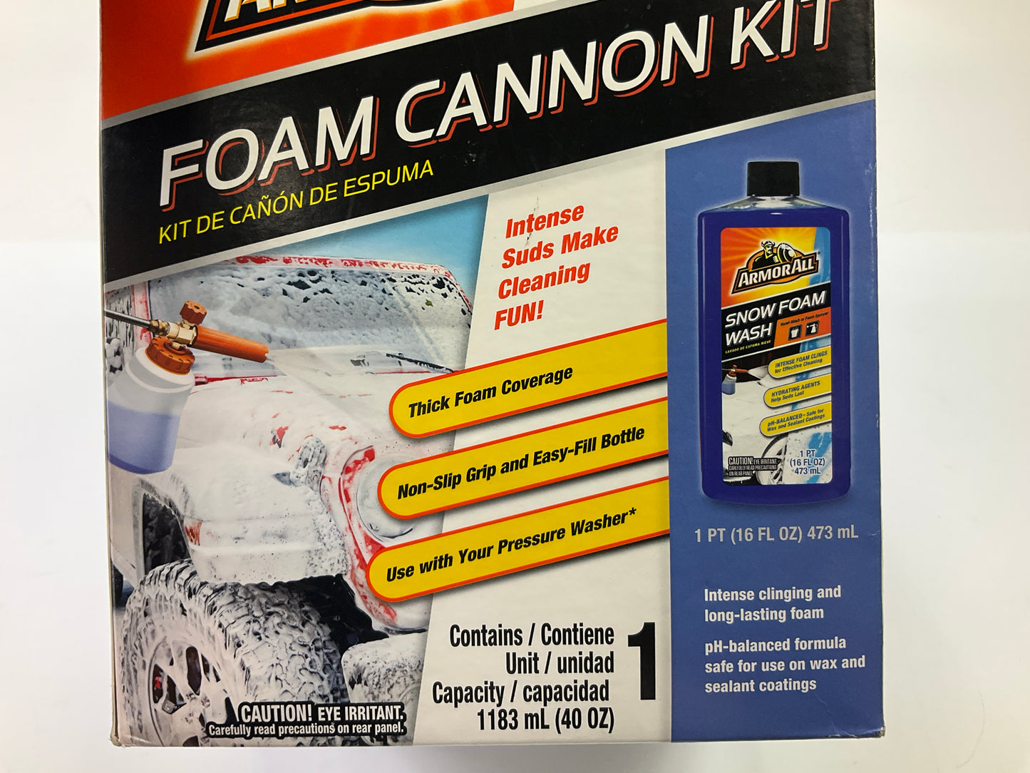 Armorall 19424 Foaming Wash System Foam Soap Cannon + Snow Foam Wash 16 Fl Oz