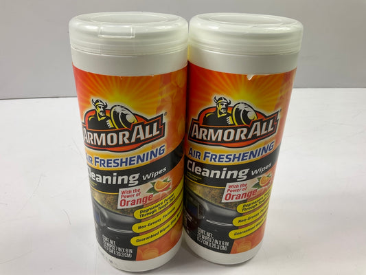 (2) Armorall 203695C Air Freshening Cleaning 7'' X 8'' Wipes