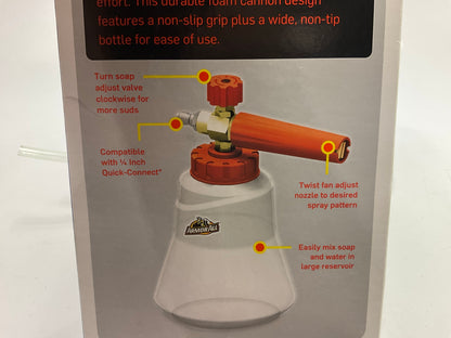 Armorall 207856 Foaming Foam Cannon Wash System Kit - Thick Foam Coverage