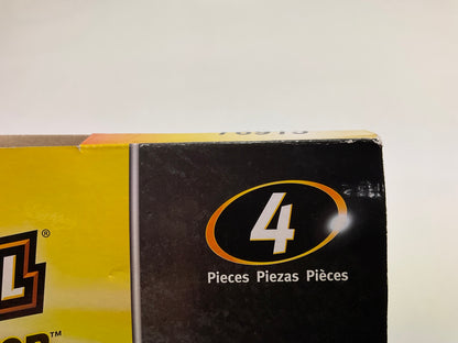 Armor-All 78915 4-Piece Gray Carpet Floor Mat Set W/ Heel Pad 25''x17'' & 16''x12''