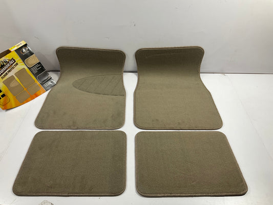 Armor All 78916 4-Piece Tan UNIVERSAL Heavy Duty Carpet Floor Mats With Heel Pad