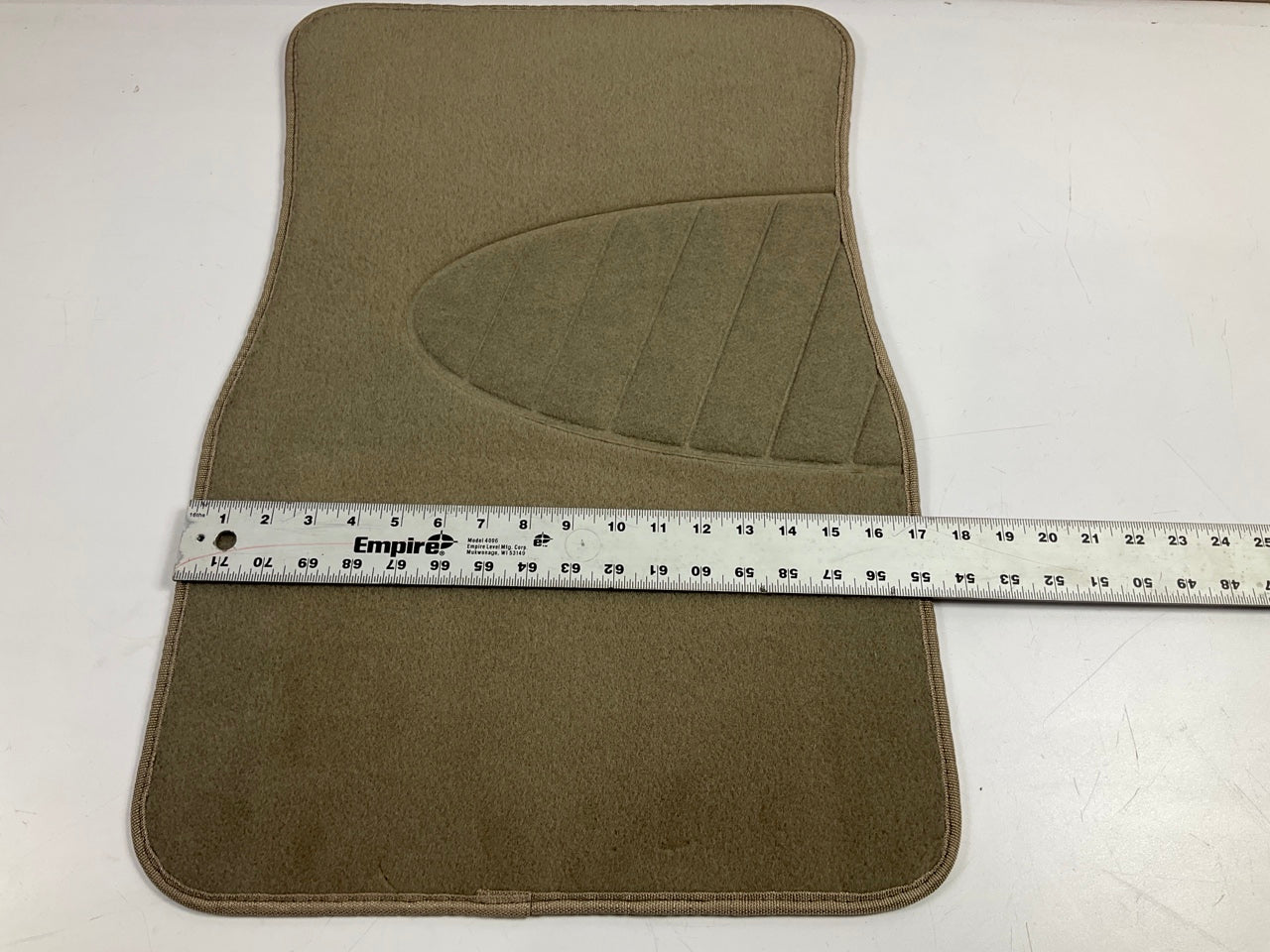 Armor All 78916 4-Piece Tan UNIVERSAL Heavy Duty Carpet Floor Mats With Heel Pad