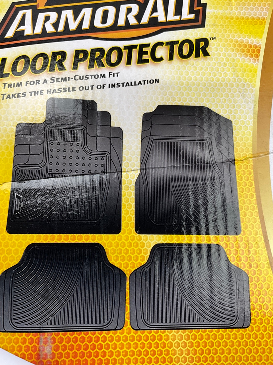 Armorall 78993 Universal Black SUV/Crossover Floor Protector Mats, 4 Piece