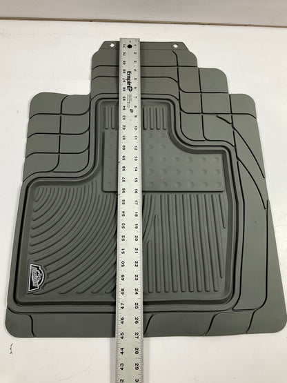Armor All 78993 Black SUV / Crossover Rubber Floor Mats - Trim To Fit