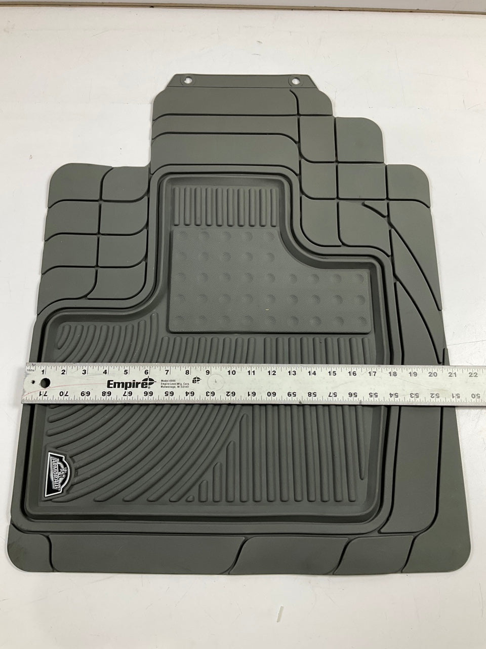 Armor All 78993 Black SUV / Crossover Rubber Floor Mats - Trim To Fit