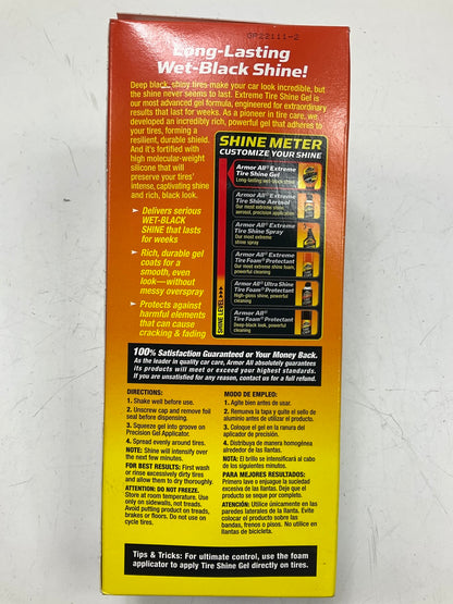 Armor All 9938W Deep Black Extreme Tire Shine Gel 18 Oz.