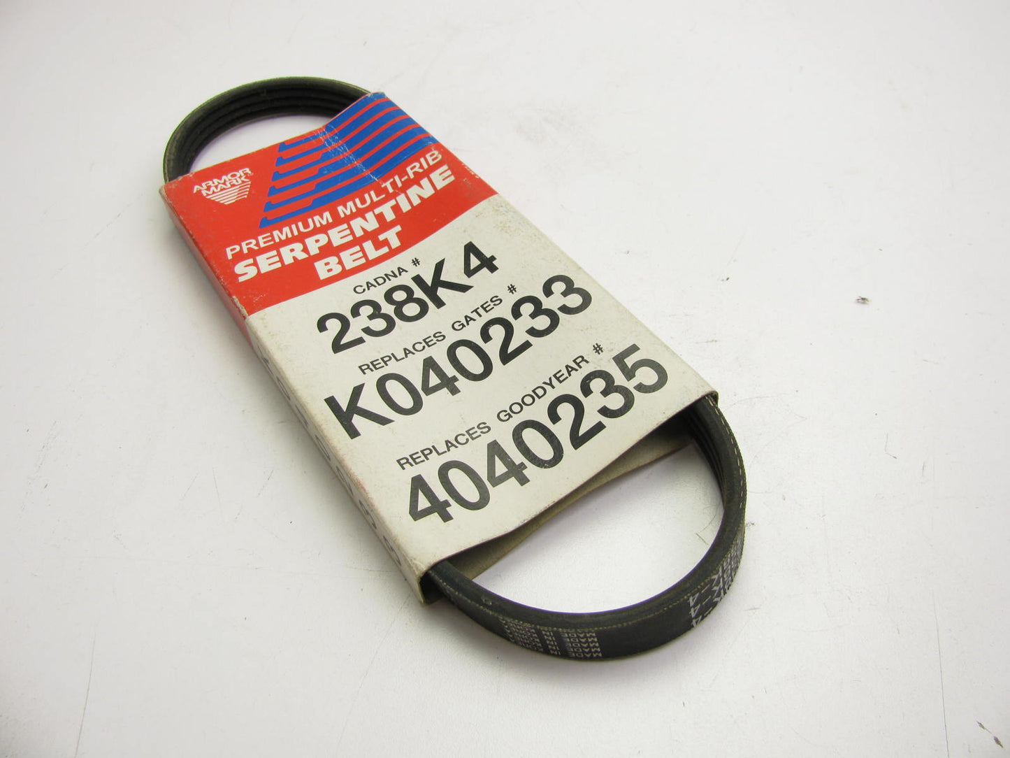 Armormark 238K4 Serpentine Belt - 0.56'' X 24.00'' - 4 Ribs