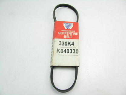 Armormark 330K4 Serpentine Belt - 0.56'' X 33.00'' - 4 Ribs