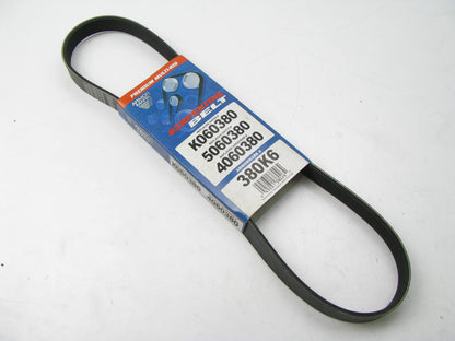 Armormark 380K6 Serpentine Belt - 0.84'' X 33.00'' - 6 Ribs