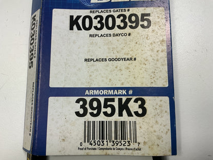 Armormark 395K3 Fan And Power Steering Belt