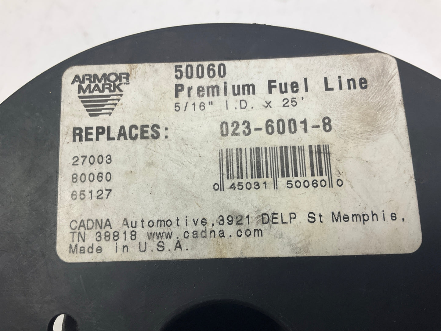 12 FEET- Armormark 50060 0060 Low PSI Fuel Line Hose 5/16'' ID X 25' SAE 30R6