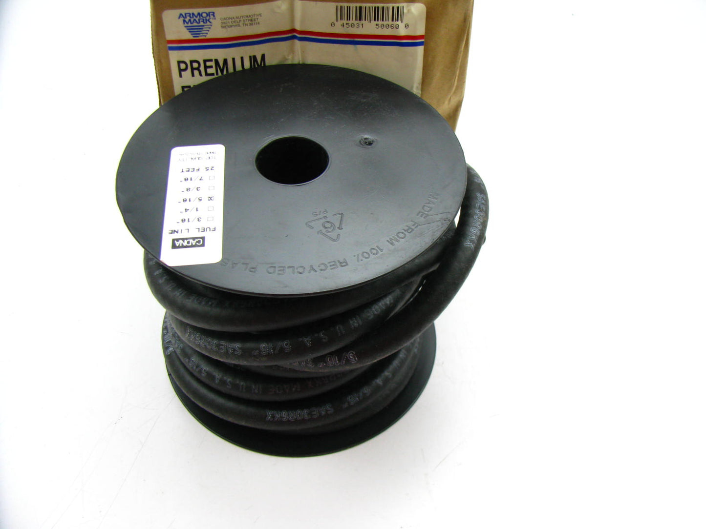 50 FEET- Armormark 50060 0060 Low PSI Fuel Line Hose 5/16'' ID X 25' SAE 30R6