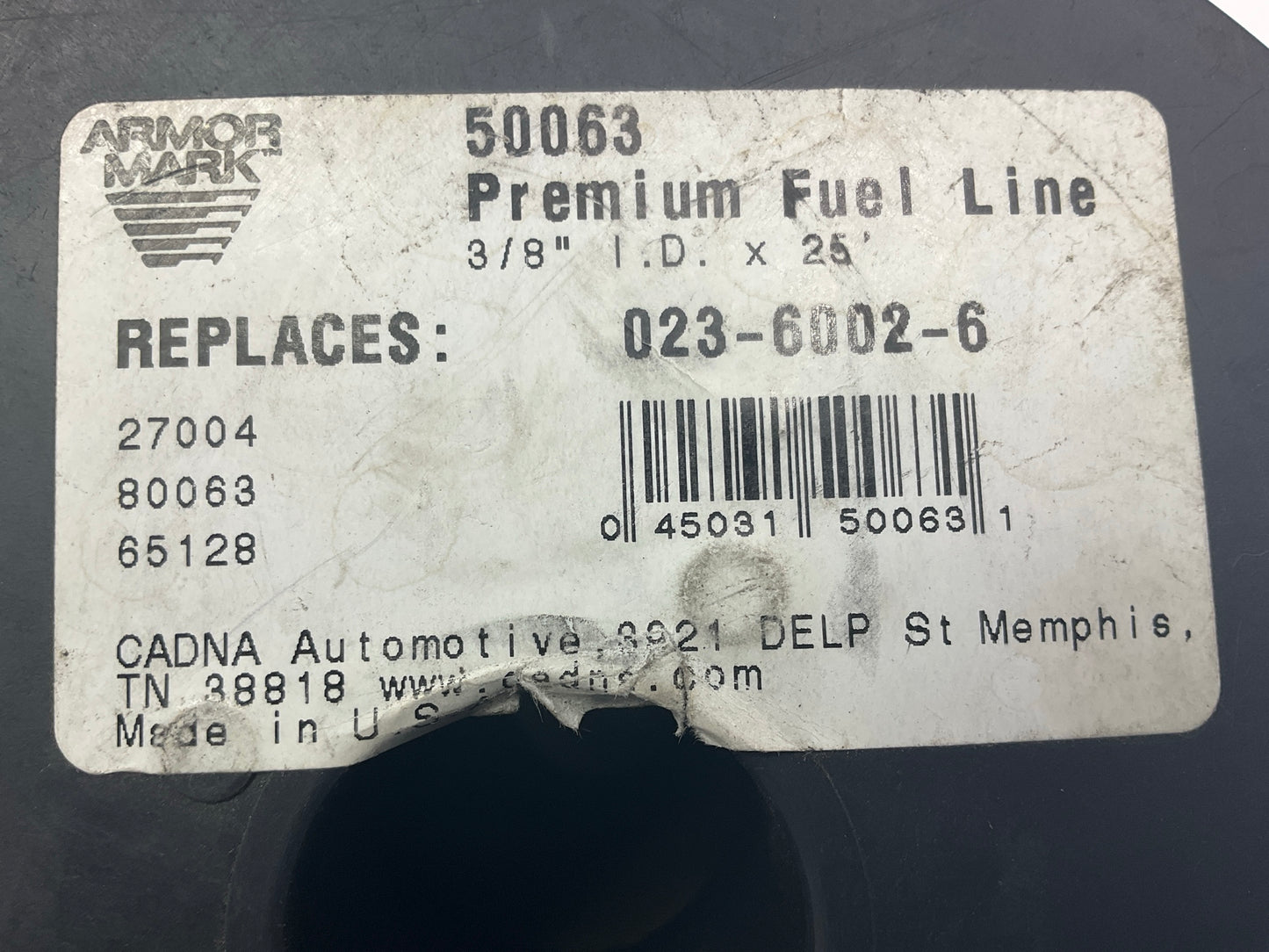 21 FEET - Armormark 50063 Fuel Line Hose SAE J30R7 3/8'' ID - MADE IN THAILAND