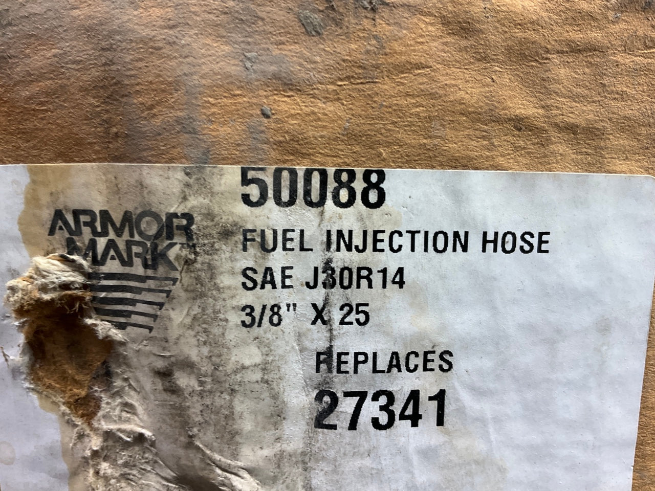 25 FEET - Armormark 50088 Low Emission Fuel Injection Hose SAE J30R14 3/8'' ID