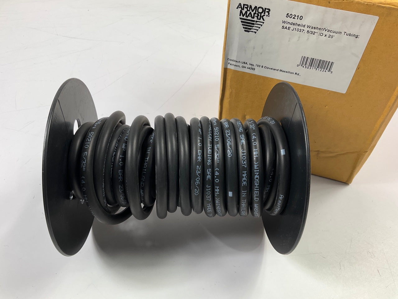 24 FEET - Armormark 50210 Windshield Washer / Vacuum Tubing SAE J1037 - 5/32'' ID
