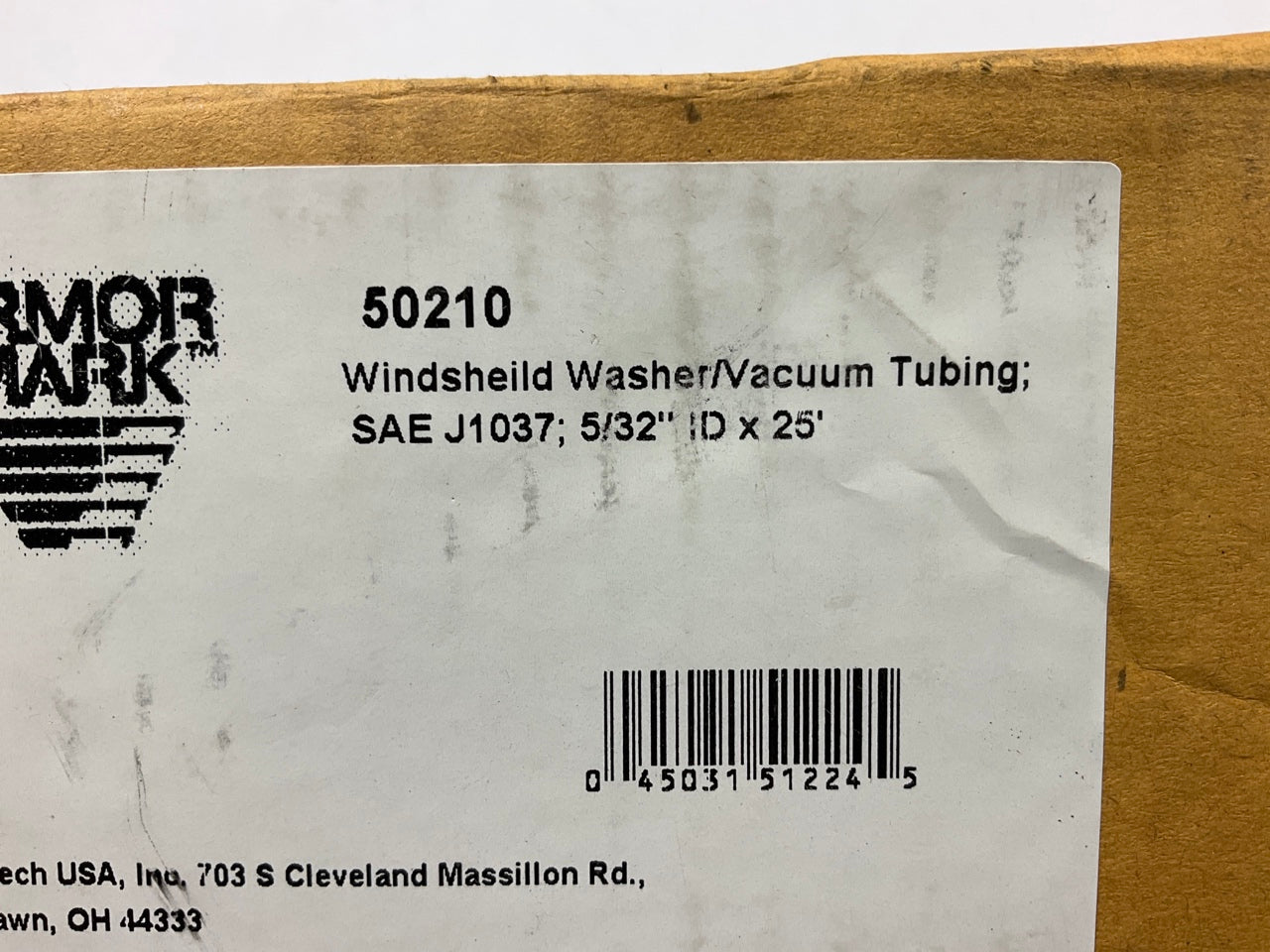 25 FEET - Armormark 50210 Windshield Washer / Vacuum Tubing 5/32''