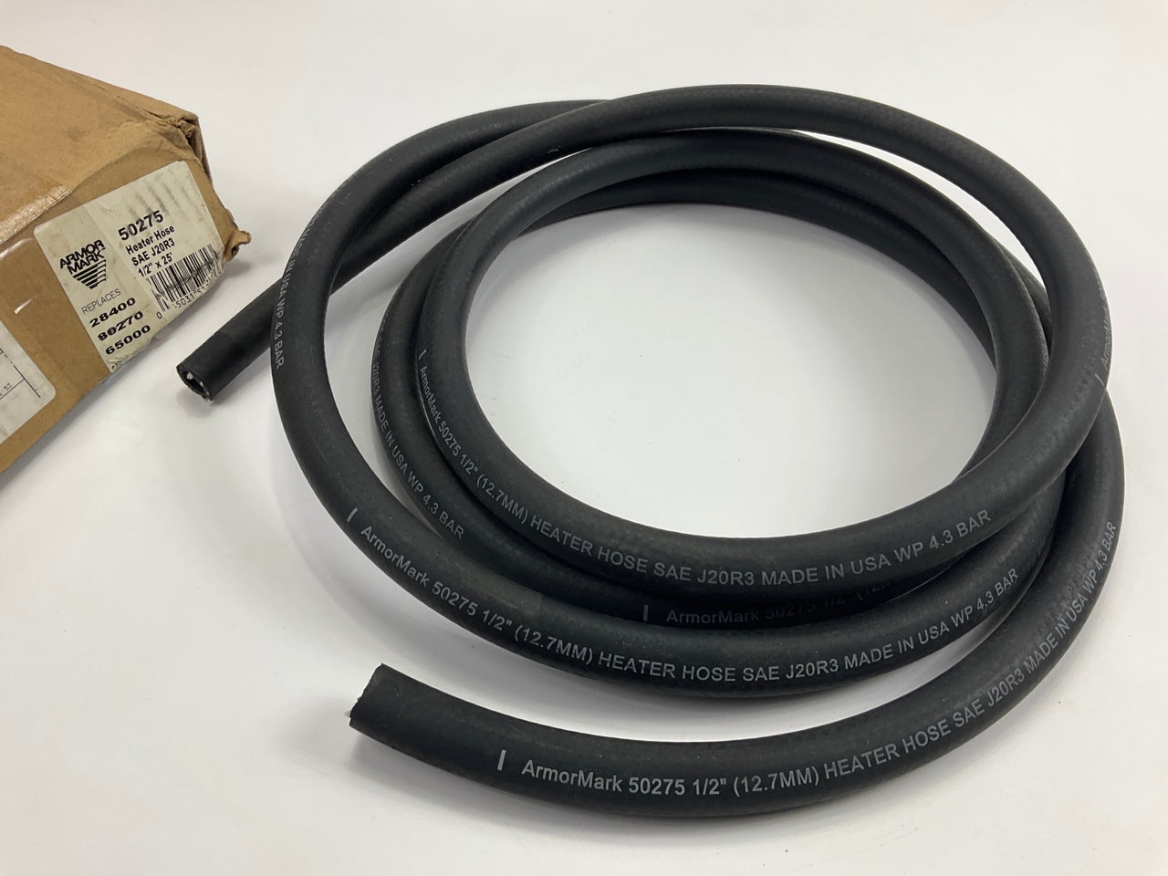 10 FEET - Armormark 50275 Heater Hose 1/2'' ID, SAE J20R3, MADE IN USA