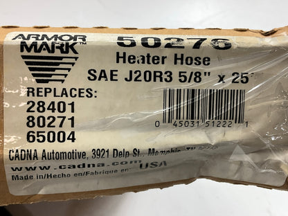 20 FEET ONLY - Armormark 50276 5/8'' SAE J20R3 Heater Hose