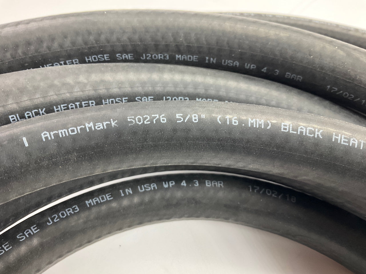 22 FEET - Armormark 50276 5/8'' SAE J20R3 Heater Hose