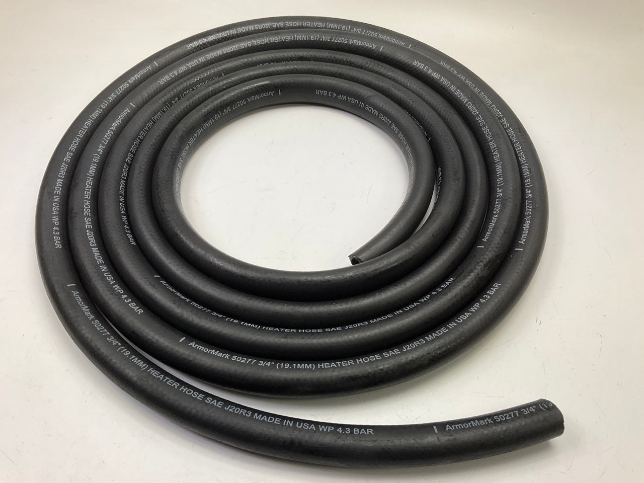 17 FEET Armormark 50277 Black HVAC Heater Hose, SAE J20R3 - 3/4'' ID