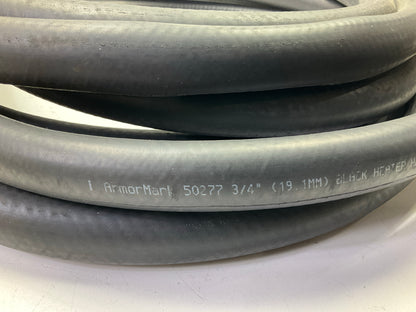 20 FEET - Armormark 50277 Black HVAC Heater Hose, SAE J20R3 - 3/4'' ID