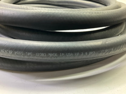 20 FEET - Armormark 50277 Black HVAC Heater Hose, SAE J20R3 - 3/4'' ID