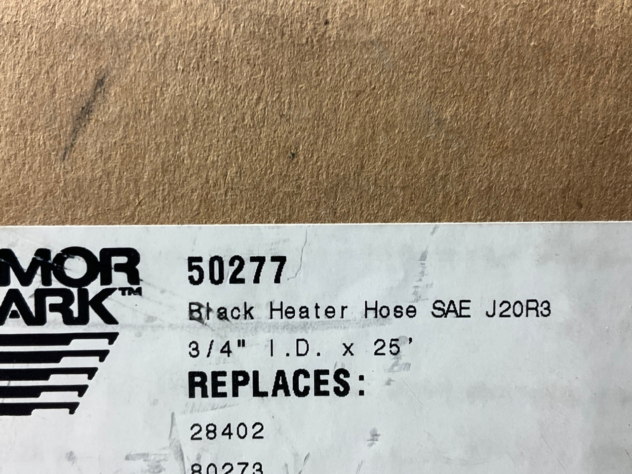 22 FEET Armormark 50277 Black HVAC Heater Hose, SAE J20R3 - 3/4'' ID