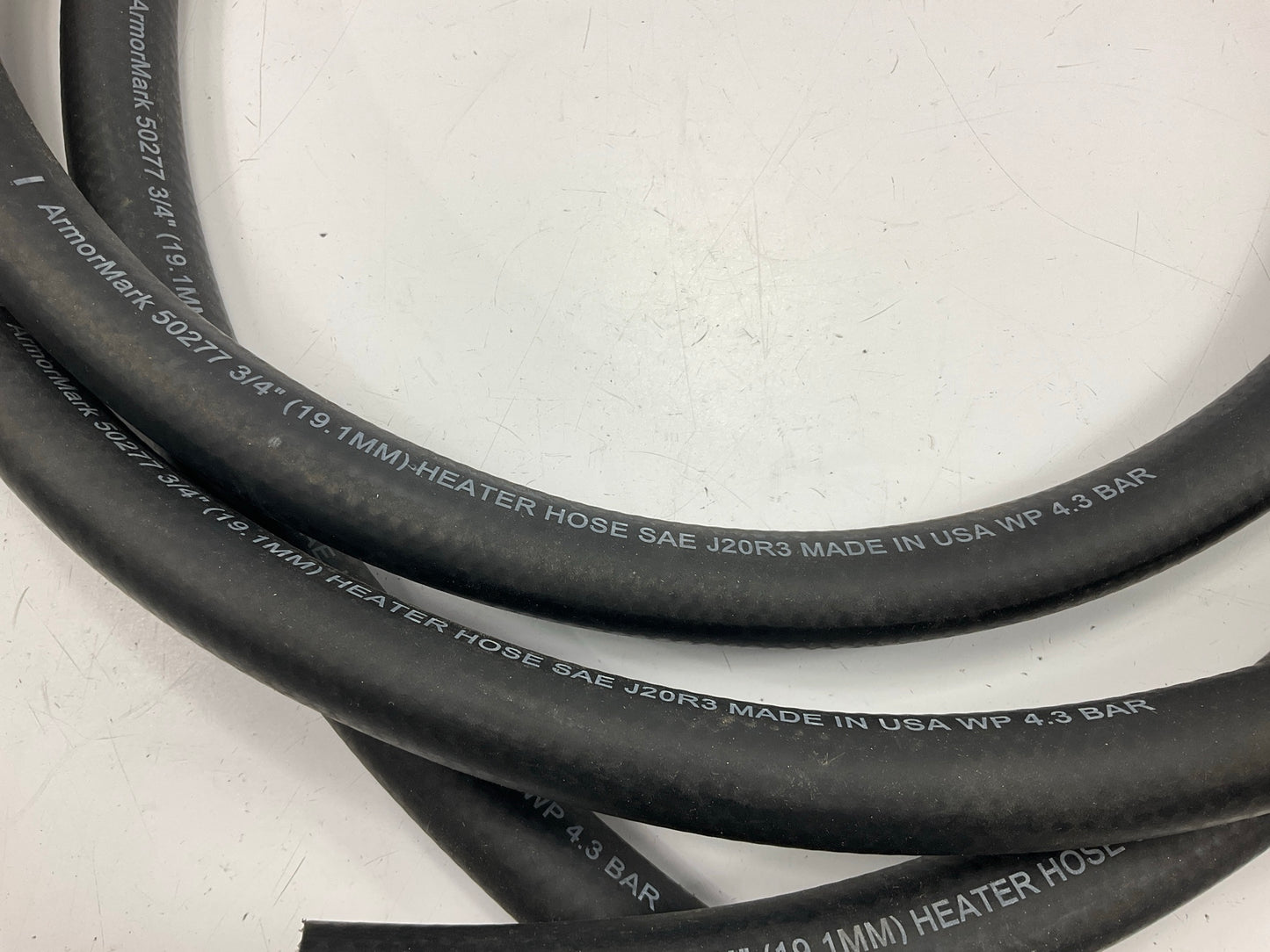 12 FEET - Armormark 50277 Black HVAC Heater Hose, SAE J20R3 - 3/4'' ID