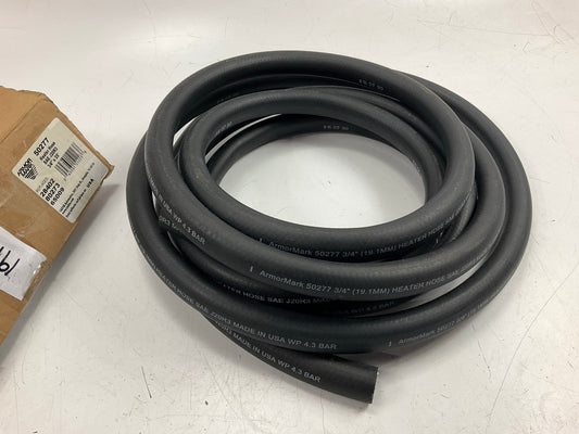 19 FEET - Armormark 50277 Black HVAC Heater Hose, SAE J20R3 - 3/4'' ID