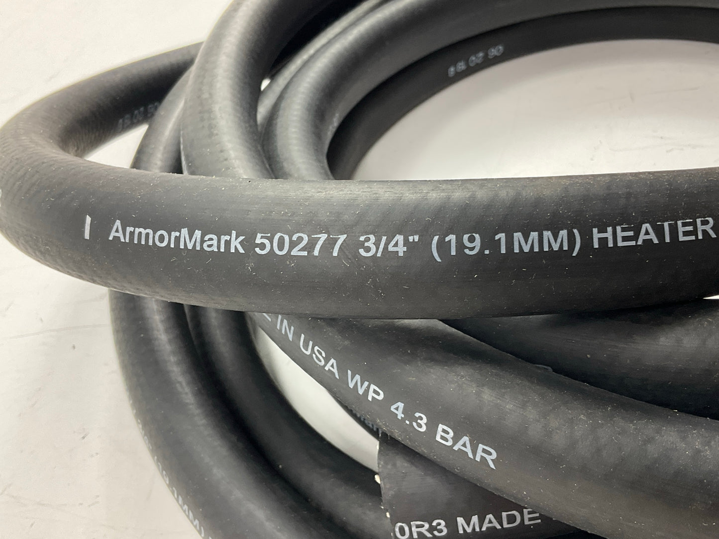 19 FEET - Armormark 50277 Black HVAC Heater Hose, SAE J20R3 - 3/4'' ID