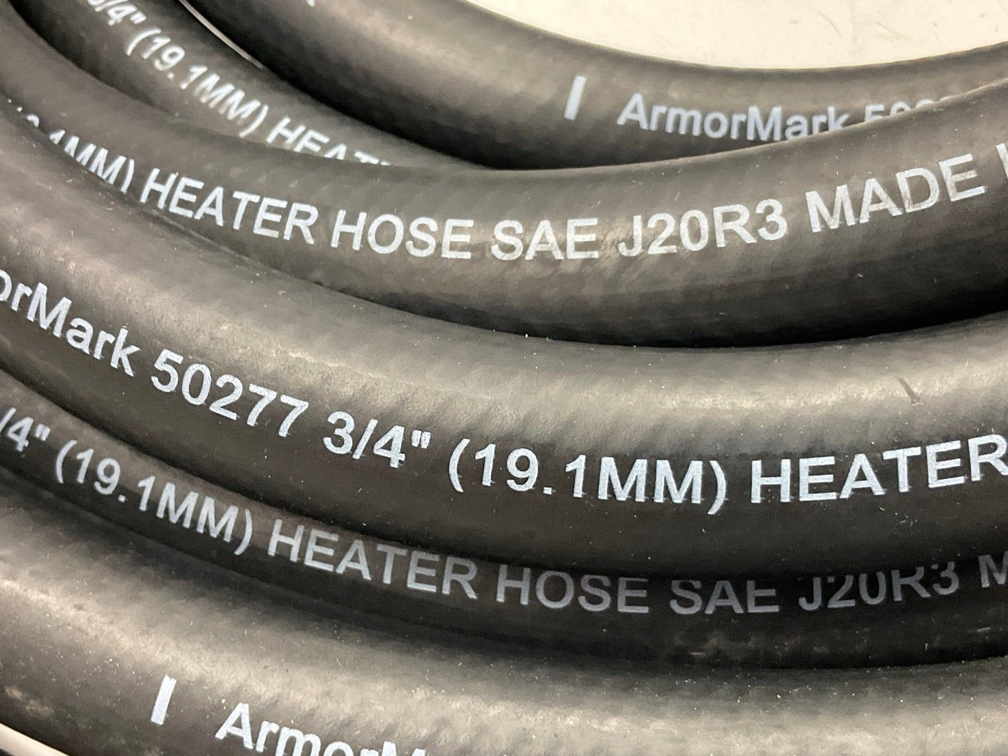 23 FEET ONLY - Armormark 50277 Black HVAC Heater Hose, SAE J20R3 - 3/4'' ID