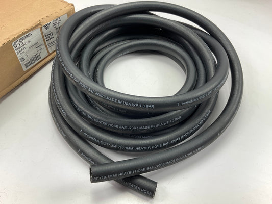 25 FEET Armormark 50277 Black HVAC Heater Hose, SAE J20R3 - 3/4'' ID