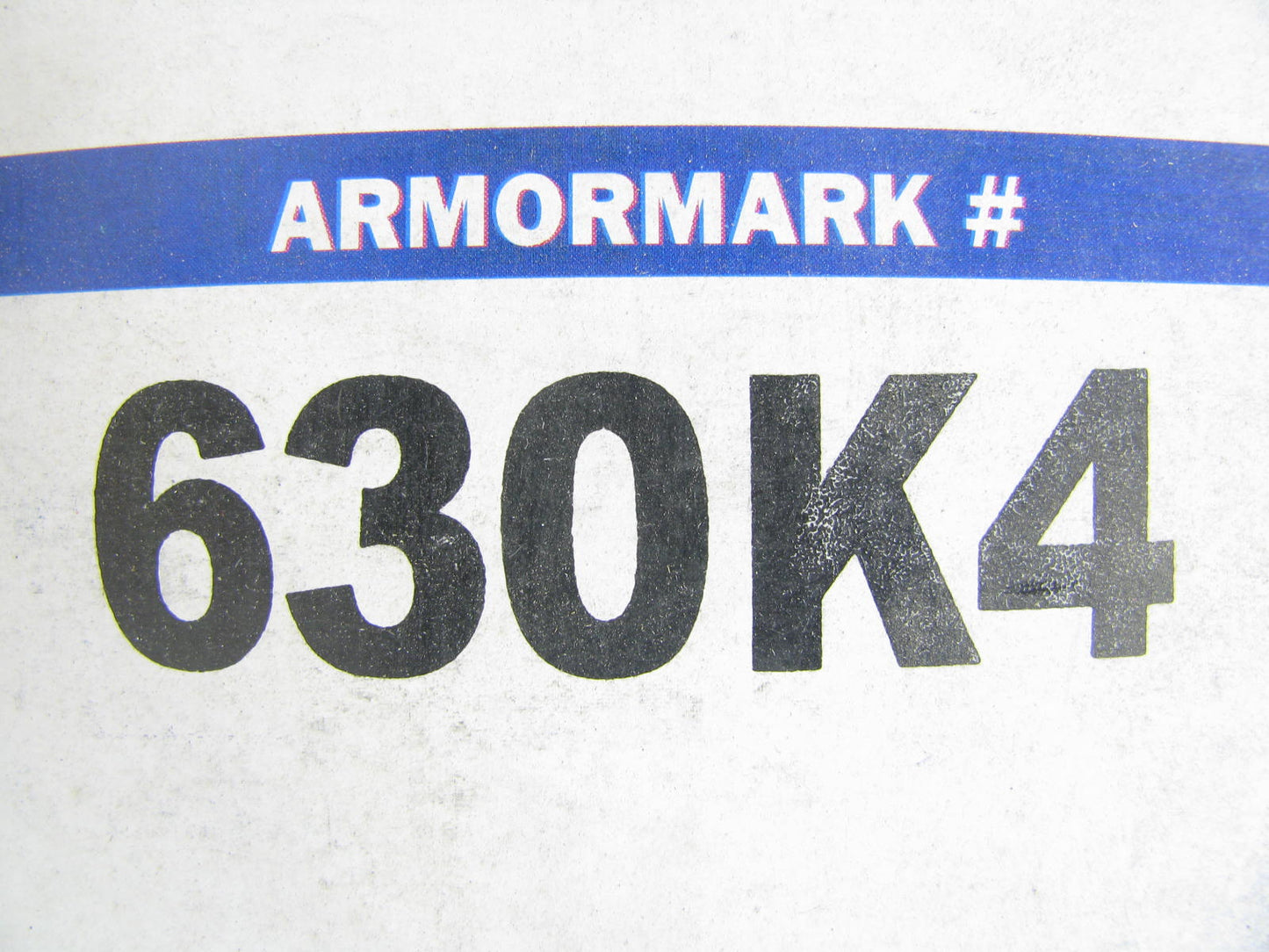 Armormark 630K4 Serpentine Belt - 0.56'' X 63.625'' - 4 Ribs