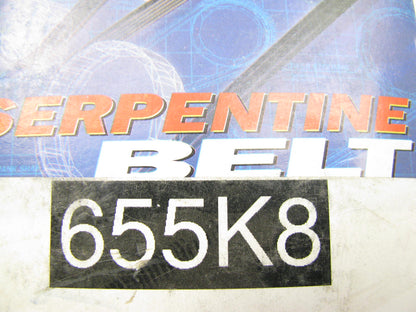 Armormark 655K8 Serpentine Belt - 1.12'' X 65.70'' - 8 Ribs