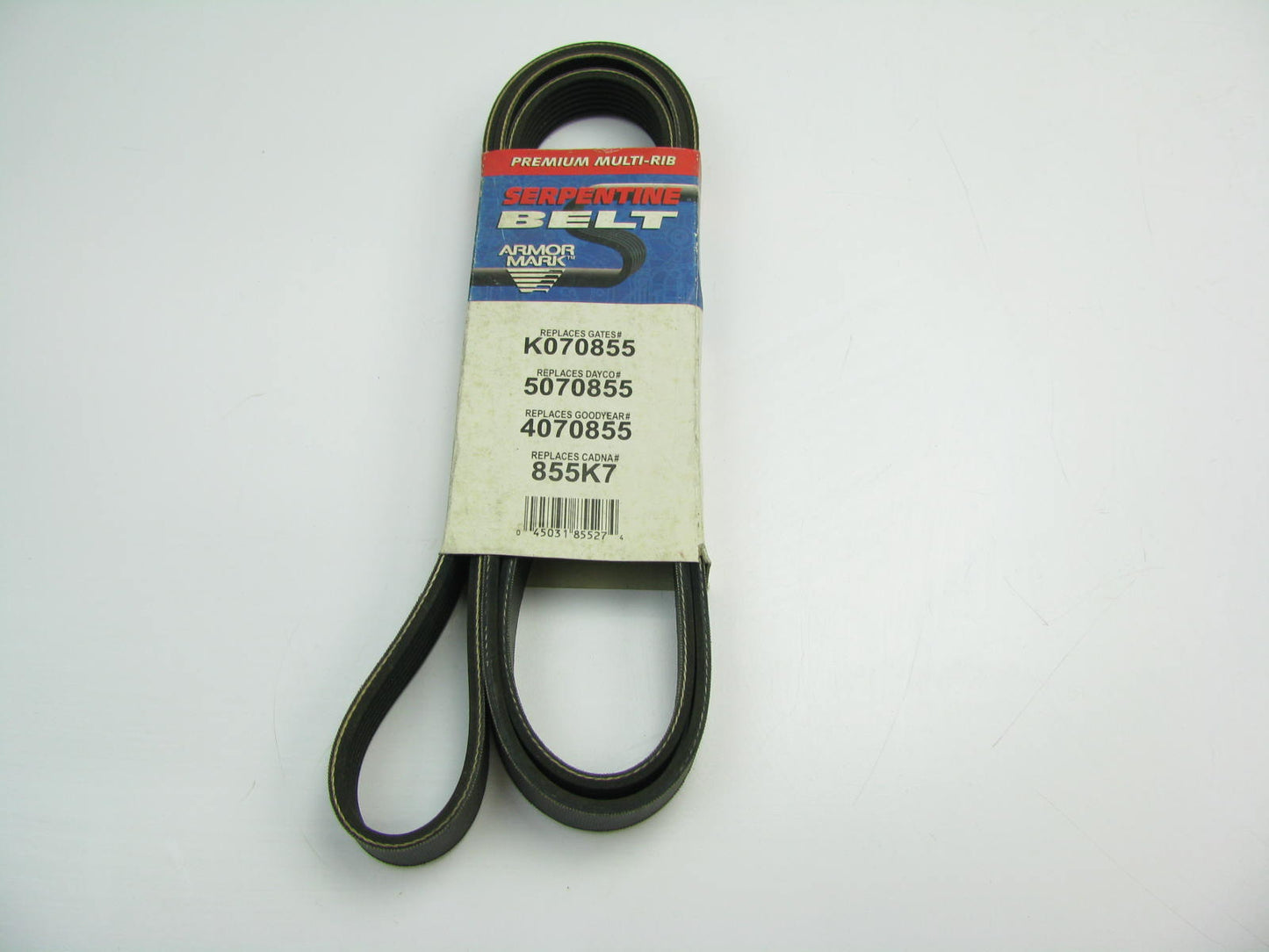 Armormark 855K7 Main Drive Serpentine Belt 7 Ribs - 1991-1992 Town Car 4.6L V8