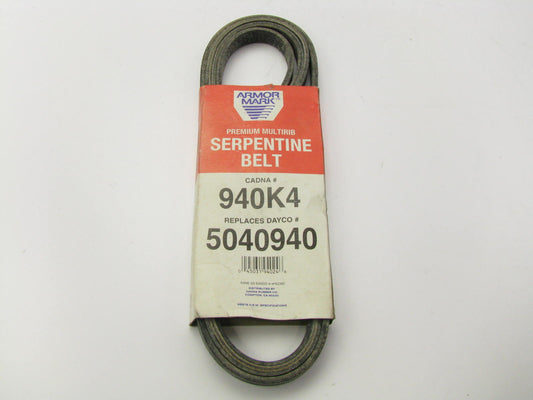 Armormark 940K4 Serpentine Belt - 0.56'' X 94.50'' - 4 Ribs