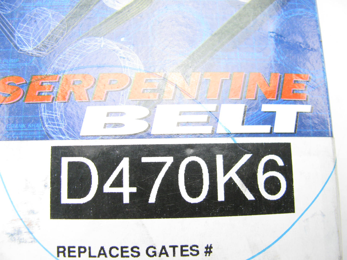 Armormark D470K6 Dual Sided Serpentine Belt - 0.84'' X 74.50'' - 6 Ribs