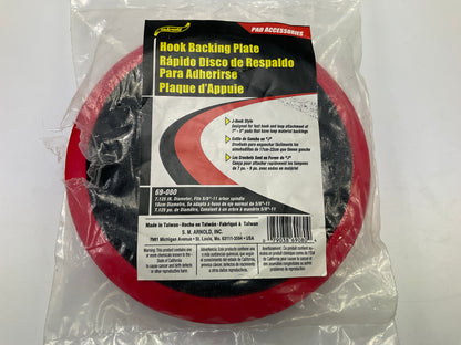 SM Arnold 69-080 Professional Hook And Loop Buffing Pad Backing Plate-- 7.5''-9''