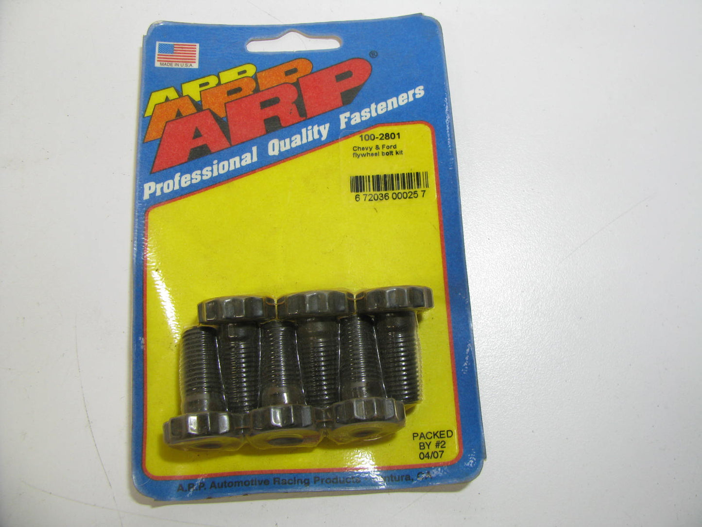 ARP 100-2801 Flywheel Bolt Kit For Ford & Chevrolet - 7/16-20 Thread 1'' UHL