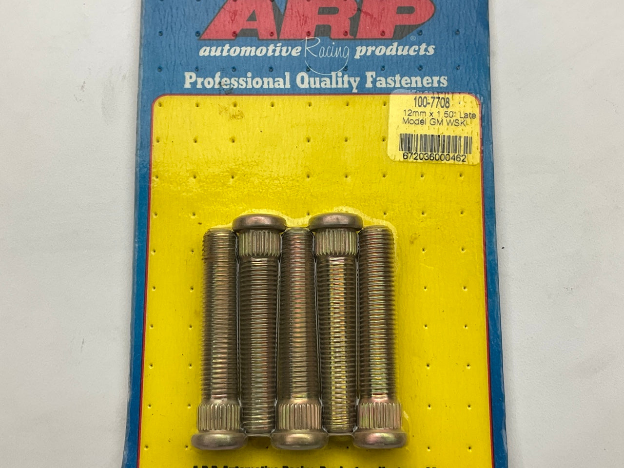 ARP 100-7708 Wheel Stud Kit - Late Model Corvette, Camaro M12 X 1.50'' - 4 Pack