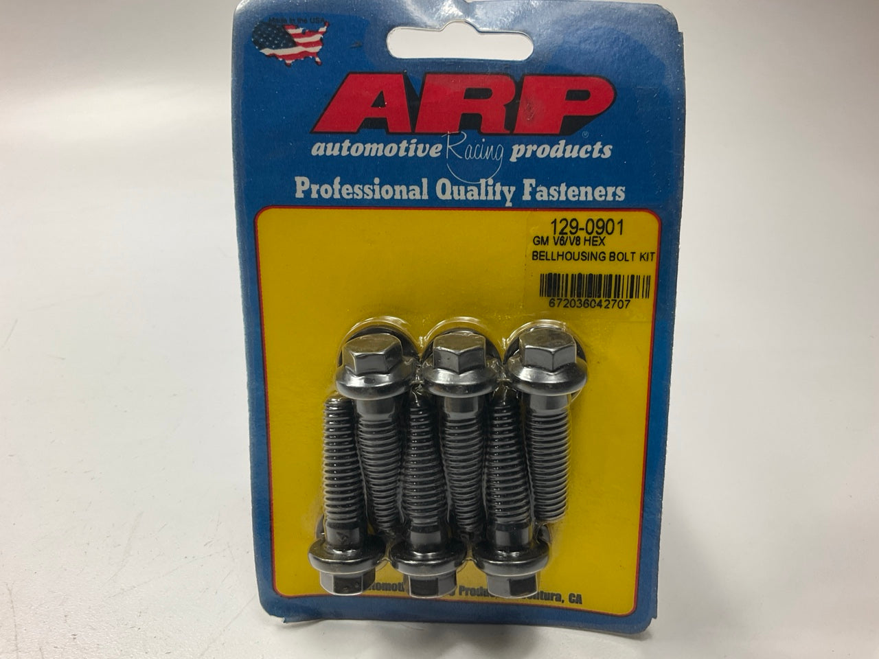ARP 129-0901 Bellhousing Bolt Kit - Chevrolet V6 & V8 - 3/8''-16 X 1.375''
