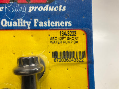ARP 134-3203 Water Pump Bolt Kit, Chromoly Hex Head For 262-400 SBC SWP