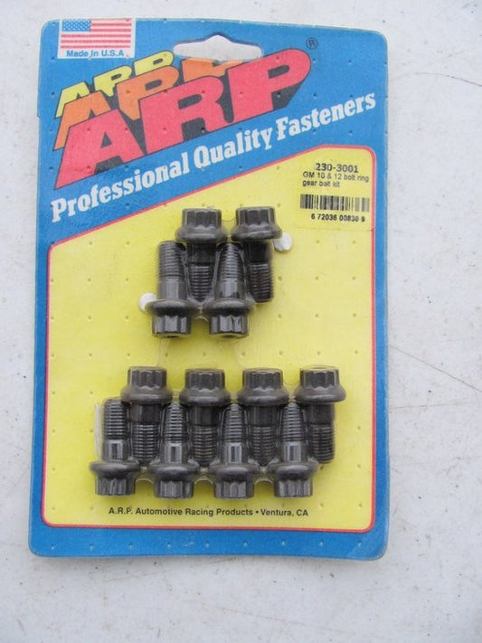 ARP 230-3001 Ring Gear Bolt Kit .800 UHL 3/8-24 For GM 8.5, 8.2, 8.6, 8.875