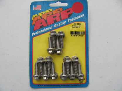 ARP 400-7508 Valve Cover Bolt Kit Stainless Steel Hex Head 1/4''-20 .812'', 14 Pcs