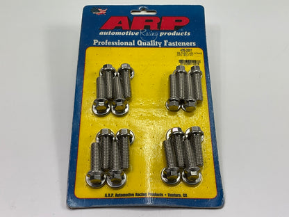 ARP 435-2001 Intake Bolt Set, Polished Stainless, Hex, 3/8''-16 X 1.25'' Chevy BBC